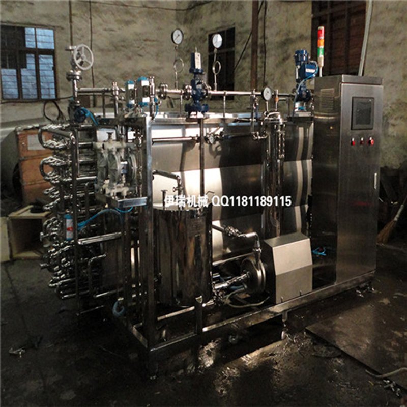 Large ultra high temperature instantaneous tube sterilization equipment semi-automatic 304 material